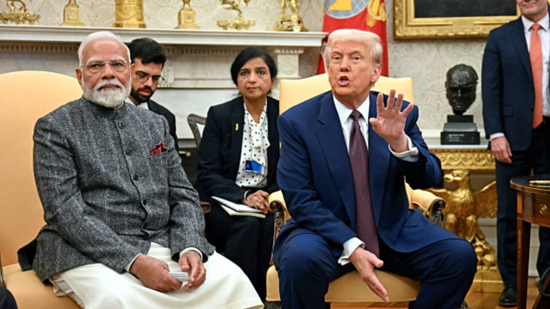 Trump Praises Modi, Hints at 2026 India Visit After Claiming New Delhi Has ‘Largely Stopped’ Russian Oil Purchases